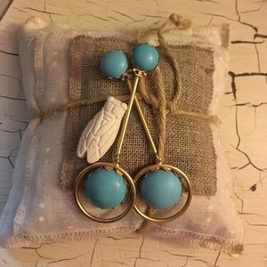 💫Sale Tory Burch Linear Stone Statement Earrings