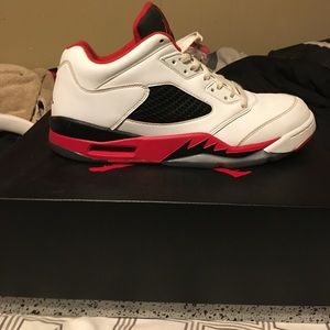 Jordan5 fire red low