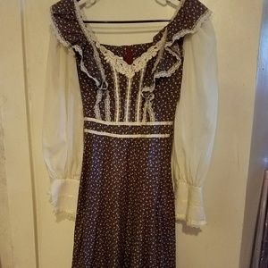 Gunne Sax Bohemian Dress Gunne Sax dress vintage