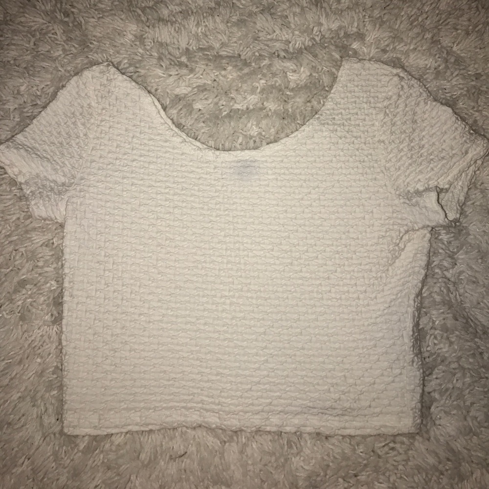 White Crop Top
