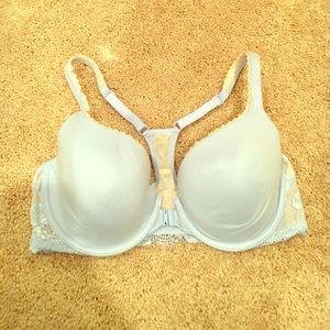 Lacy racerback hook in the front bra!