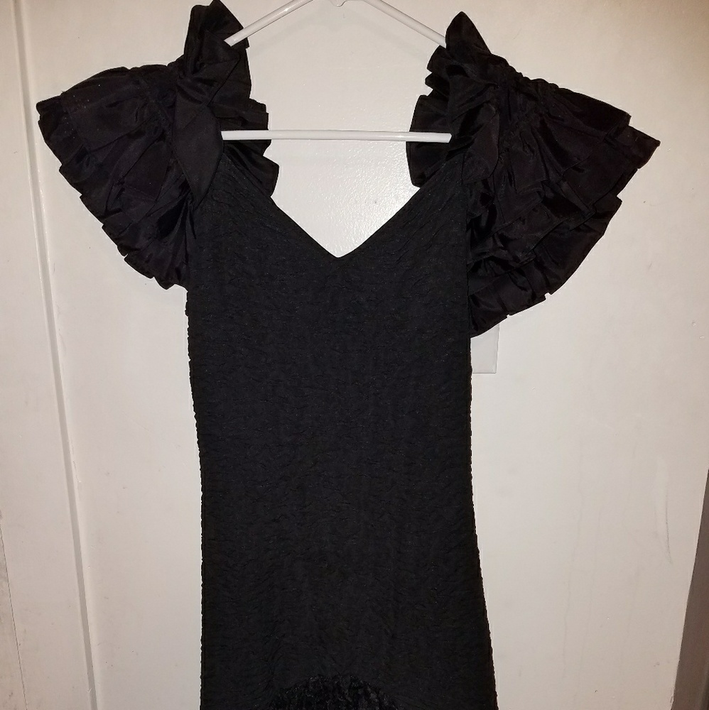 Vintage black prom dress
