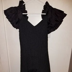 Vintage black prom dress