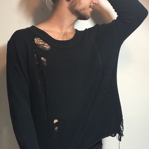 Disturbia distressed sweater