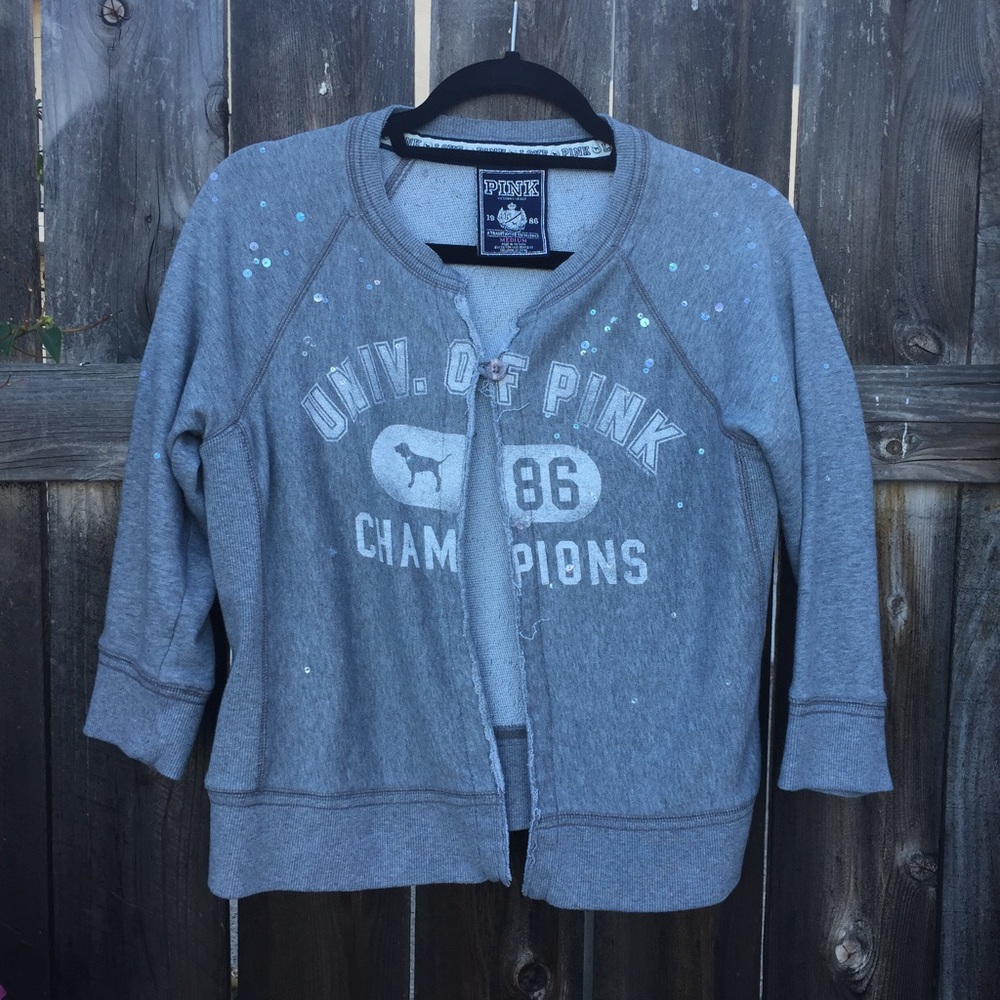 LOVE PINK VICTORIA SECRET SWEATSHIRT SZ M
