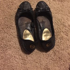 Michael Kors Black Flats 9M