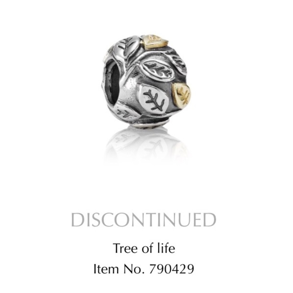 Retired Tree of Life Pandora bead
