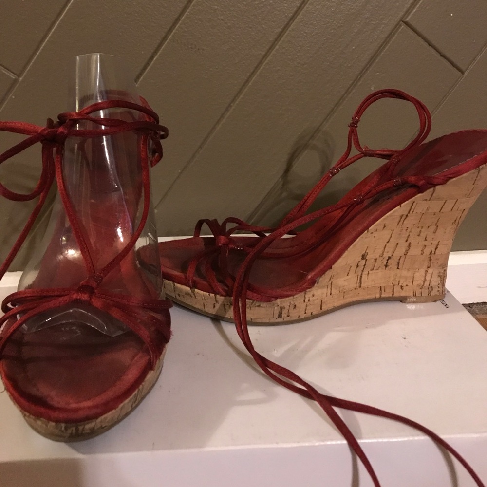 Aldo Strappy Wedge Shoes