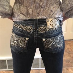 Dark Wash Miss Me Jeans