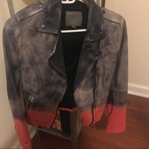 Amazing dip-dyed Muuba leather jacket!