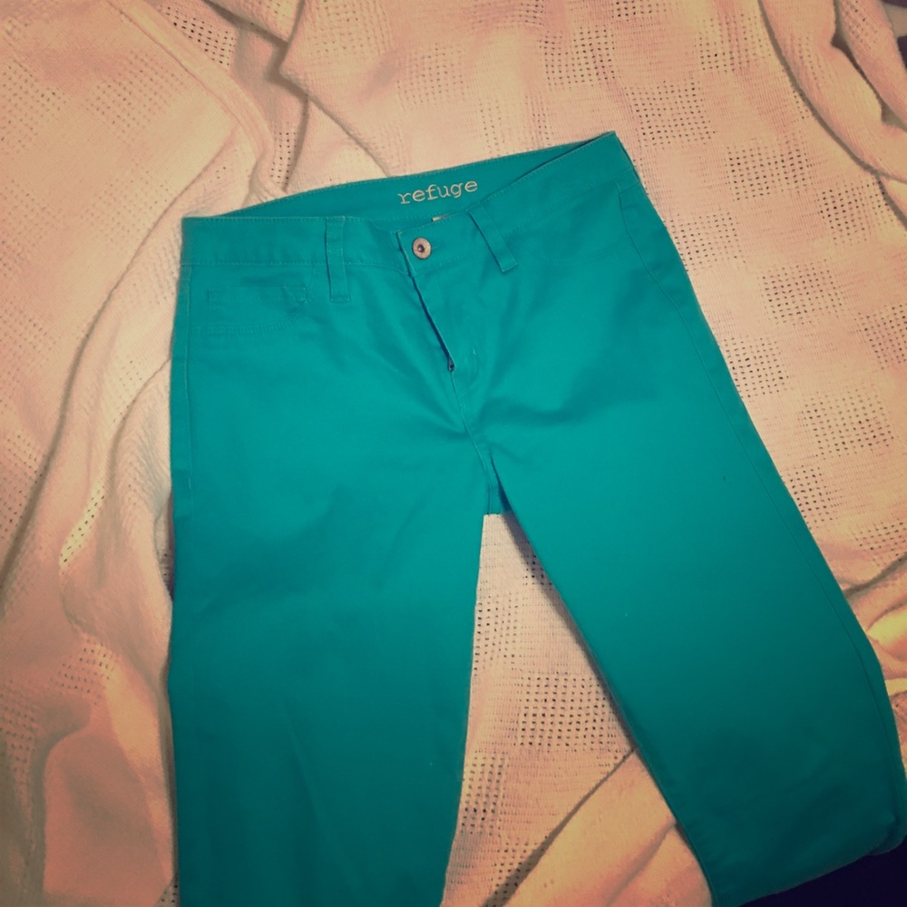 Teal pants