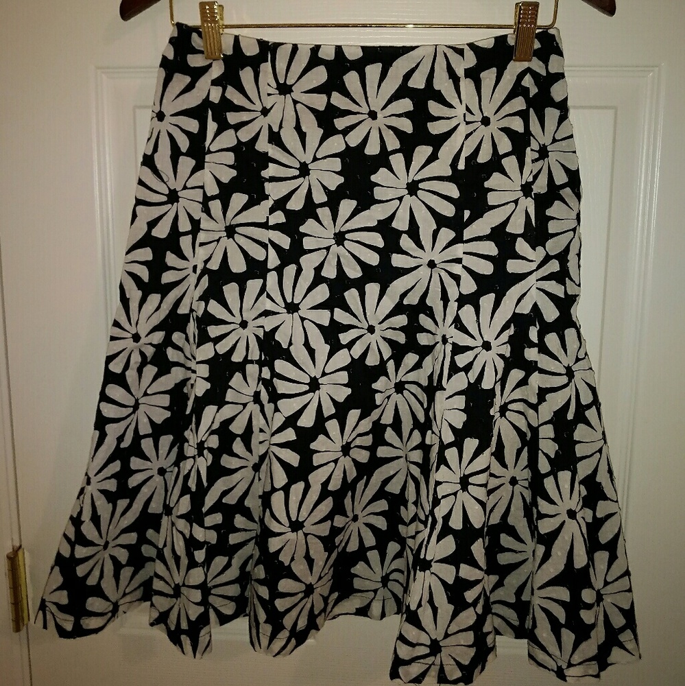 Black and white skirt