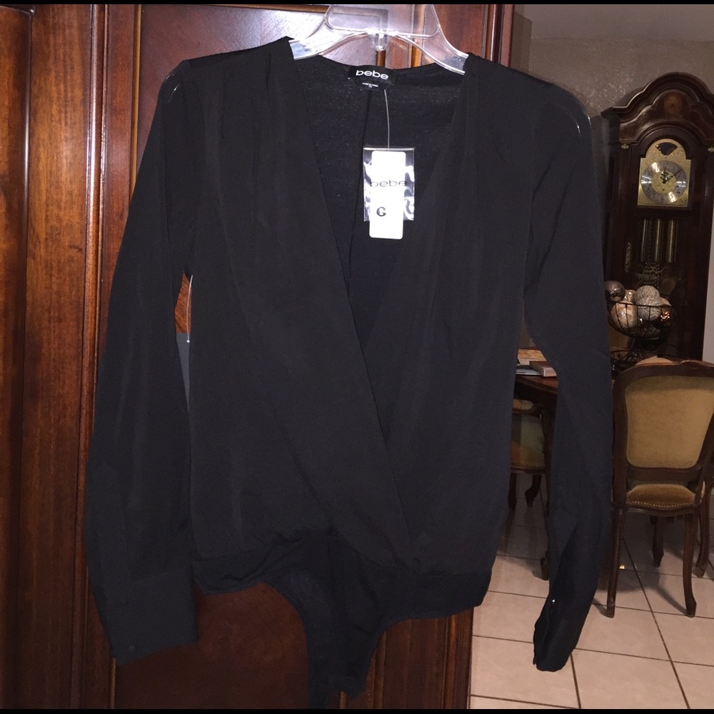Black Bebe body suit