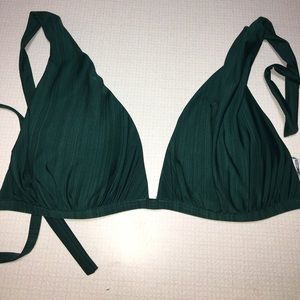 Green bikini top