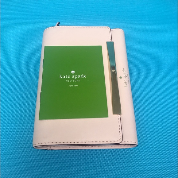 kate spade Handbags - Kate Spade blush color leather wallet-NWT