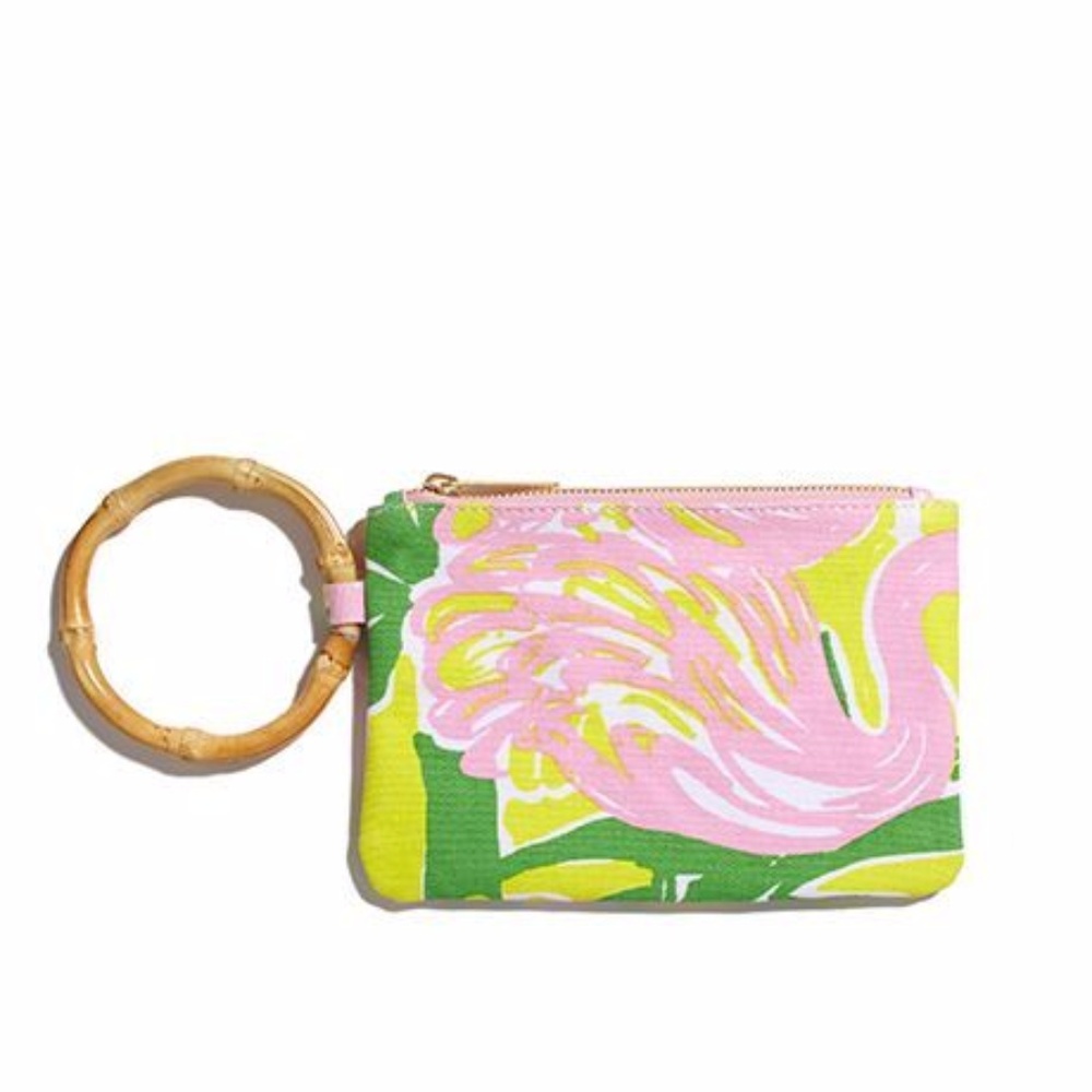 Lilly Pulitzer Target Clutch wristlet Fan Dance