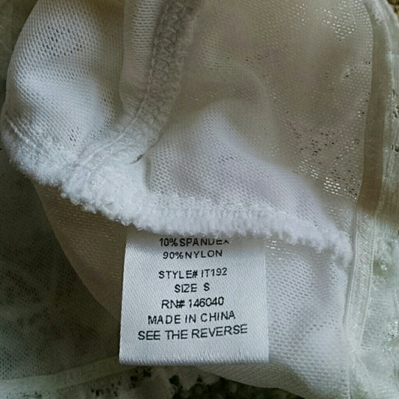 White Racerback Bralette - Picture 4 of 4