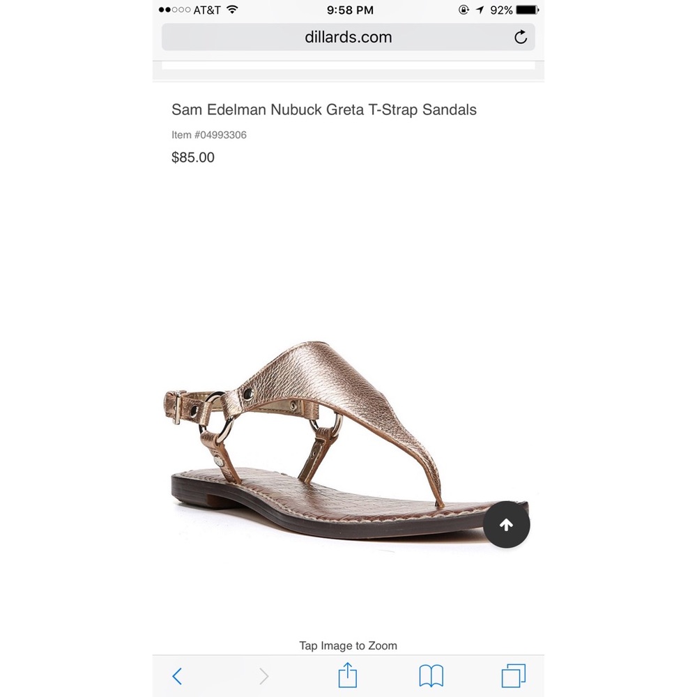 Greta t-strap sandals by Sam Eldeman