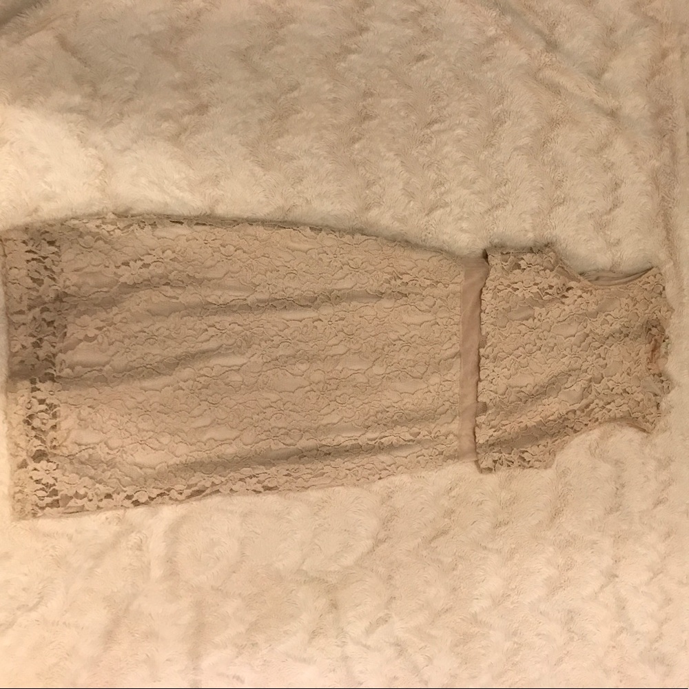 Lace off white dress