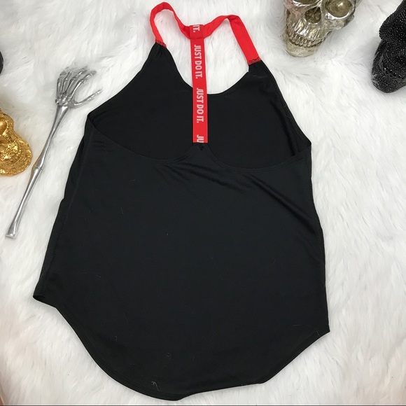 Nike red black just do it workout tank - Picture 4 of 4