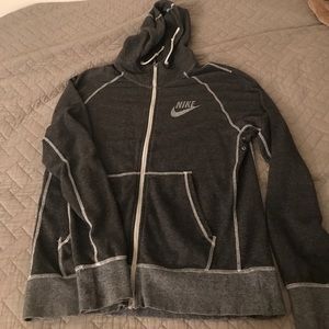 Nike sports wear zip up large