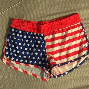 HURLEY flag board shorts