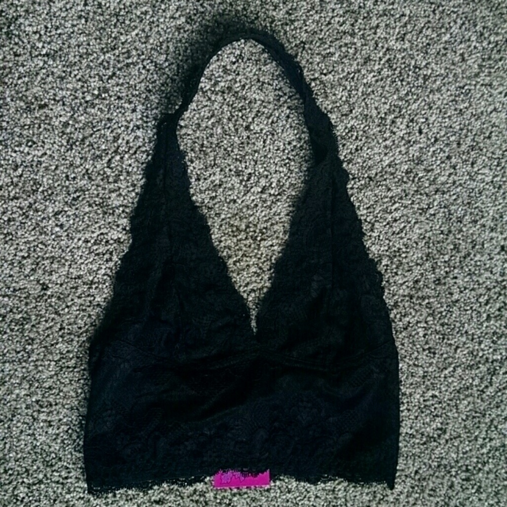 Black Halter Bralette