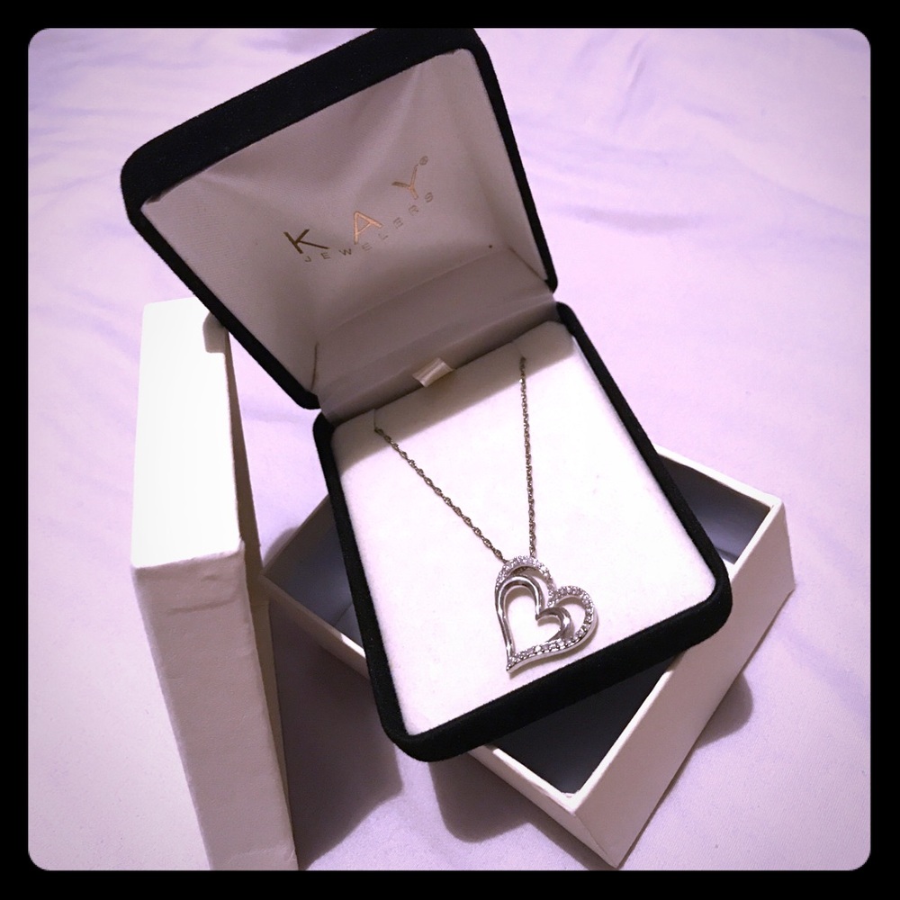 Kay Jewelers Diamond Heart Necklace