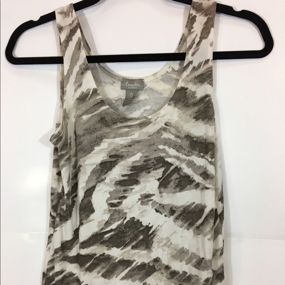 Travelers by Chico tank acetate spandex size 0 top