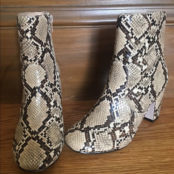 ASOS Shoes - ASOS faux snake skin boots