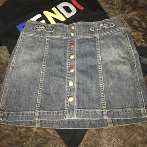 Blue jean skirt