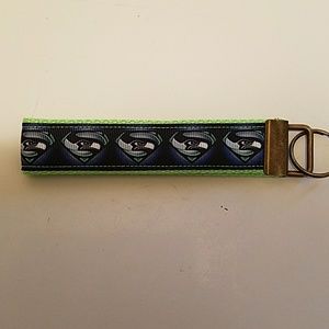 Handmade Seahawks keychain NEW