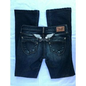Robin's Garbot Jeans Boot Cut Dark Wash Size 28