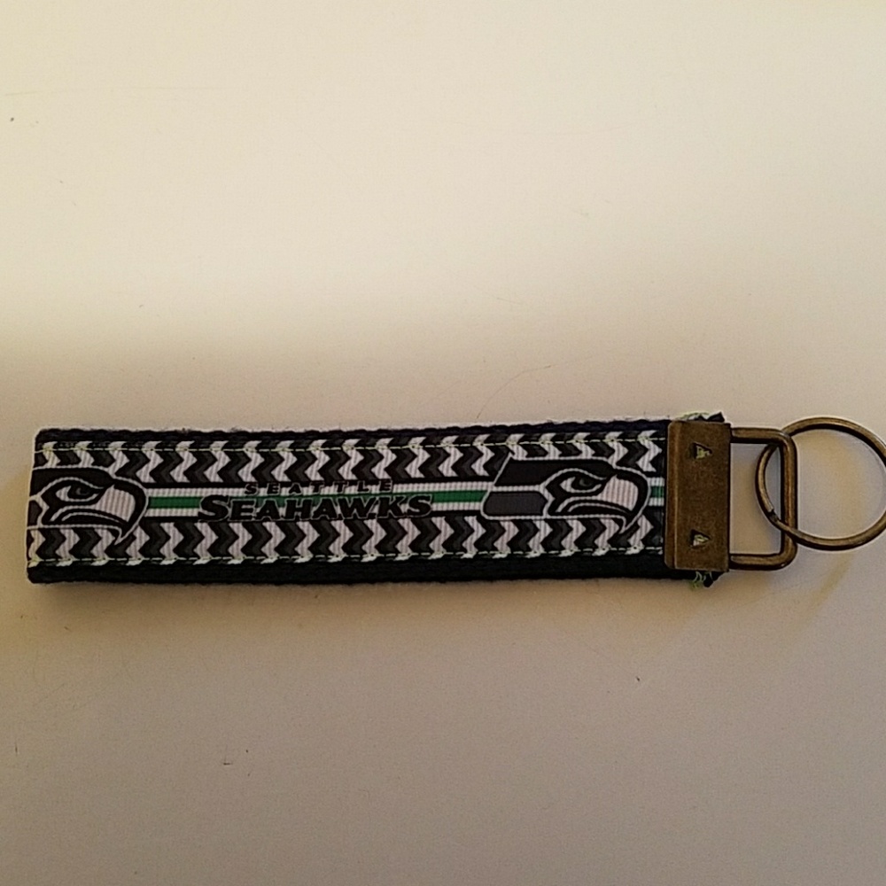 Hand made Seahawks keychain NEW