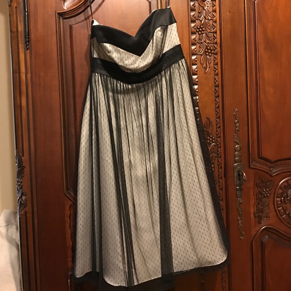 White House Black Market Strapless Dress