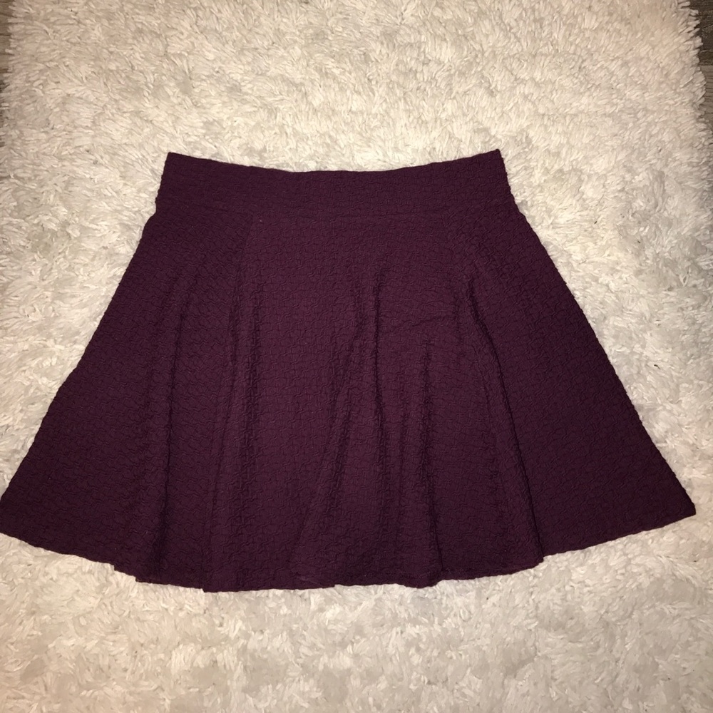 Plum Purple Skater Skirt