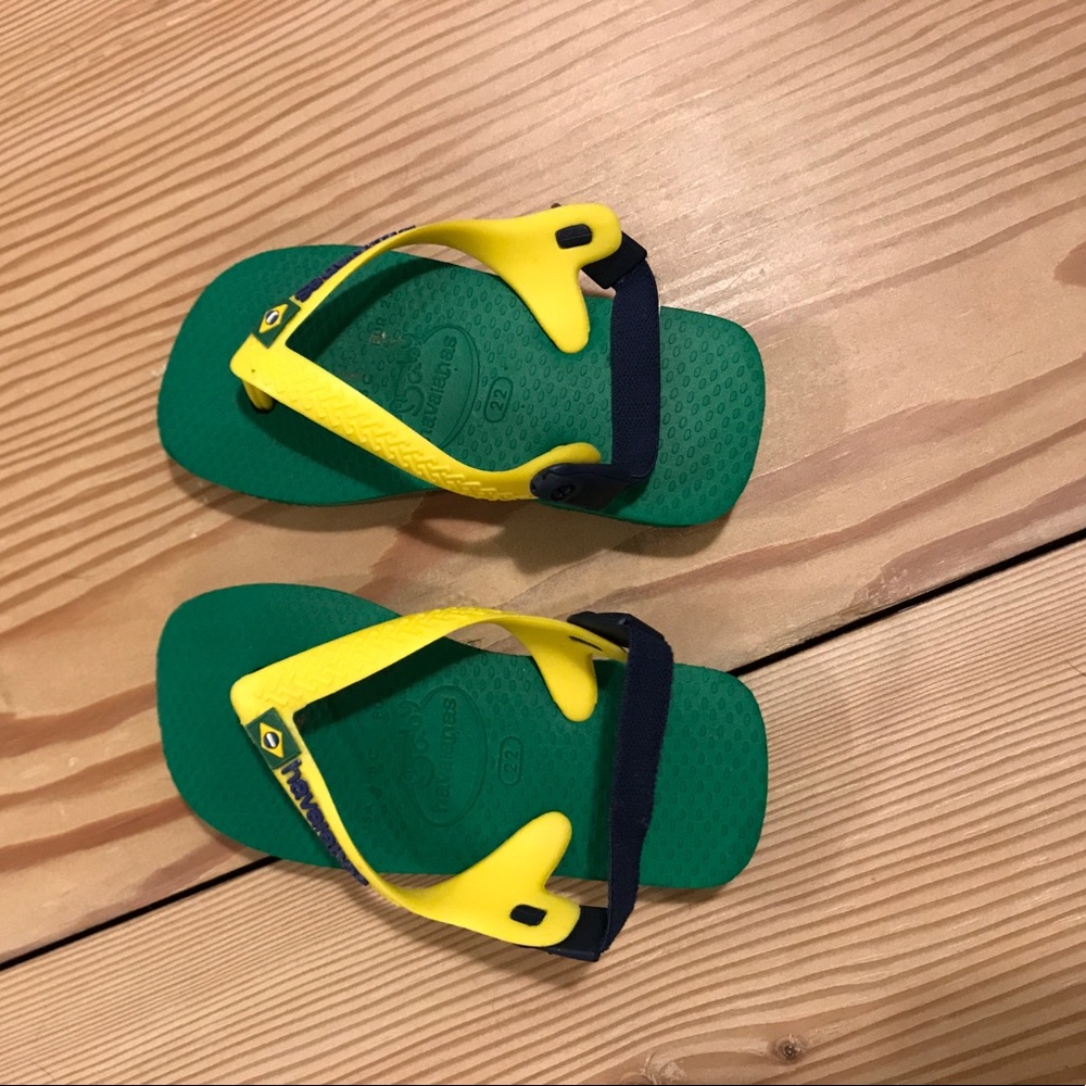 Havaianas Baby Brazil logo sandals