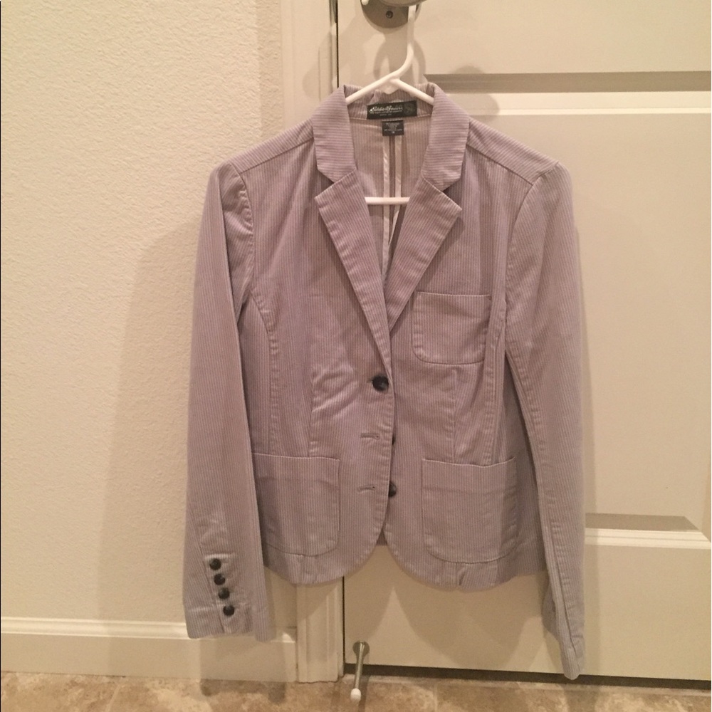 Eddie Bauer pin stripe blazer