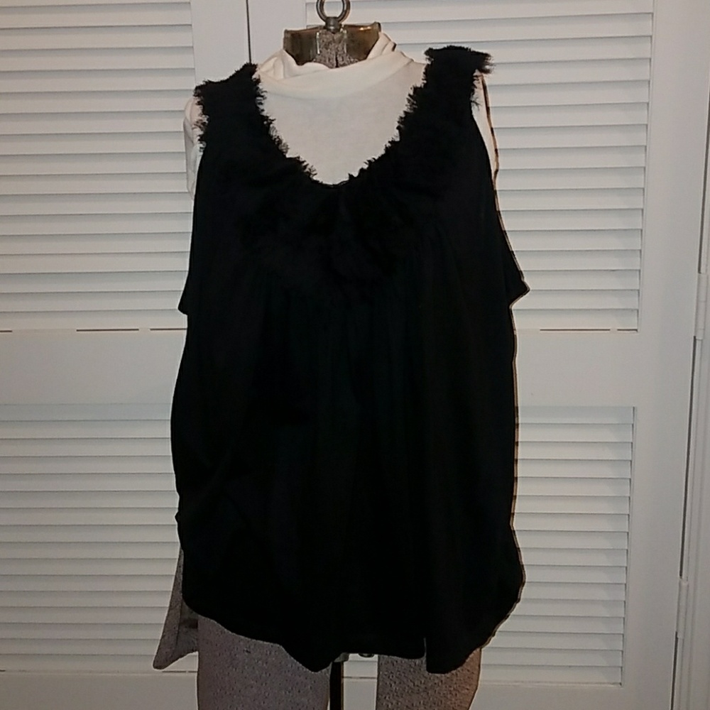 Lane Bryant ruffled tank