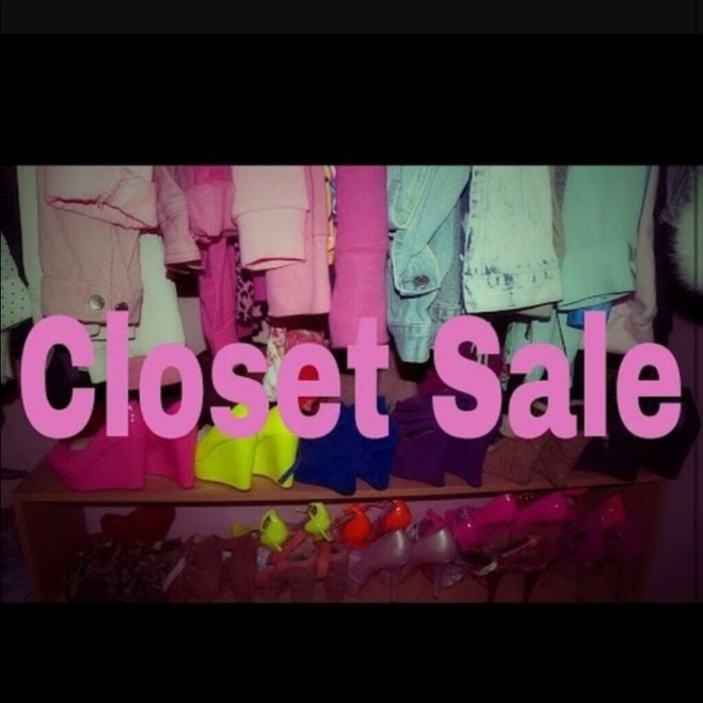 Closet sale!!