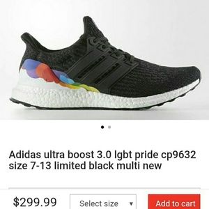 Adidas Ultra Boost (Pride) Size 6.5 mens