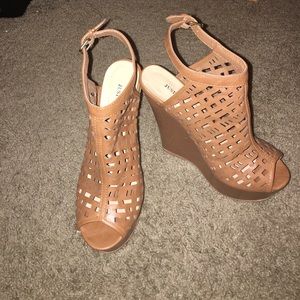 Tan wedges