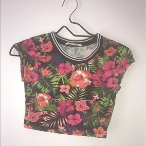 Forever 21 Floral Crop Top