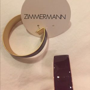 Zimmermann burgundy earrings