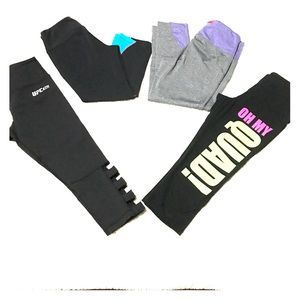Bundle of workout capris
