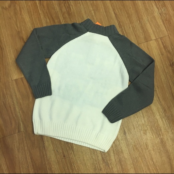 NEW NWT Gymboree Heather Gray Half Zip Snowflake 7 - Picture 4 of 4