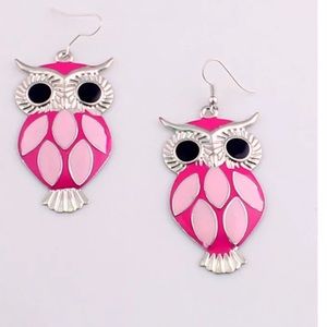 New beautiful pink earrings