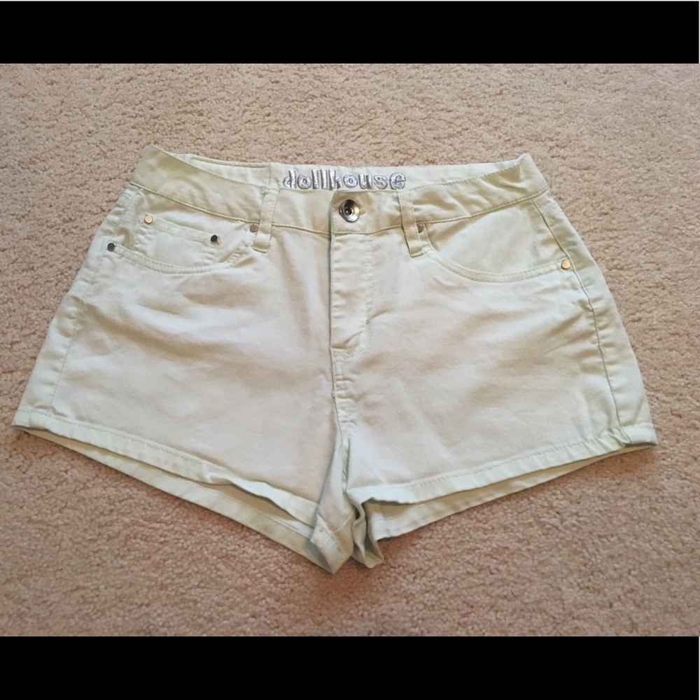 Mint Green Shorts