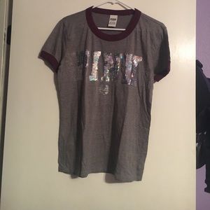 Gray VS PINK tee shirt