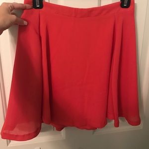 Coral Skater Skirt